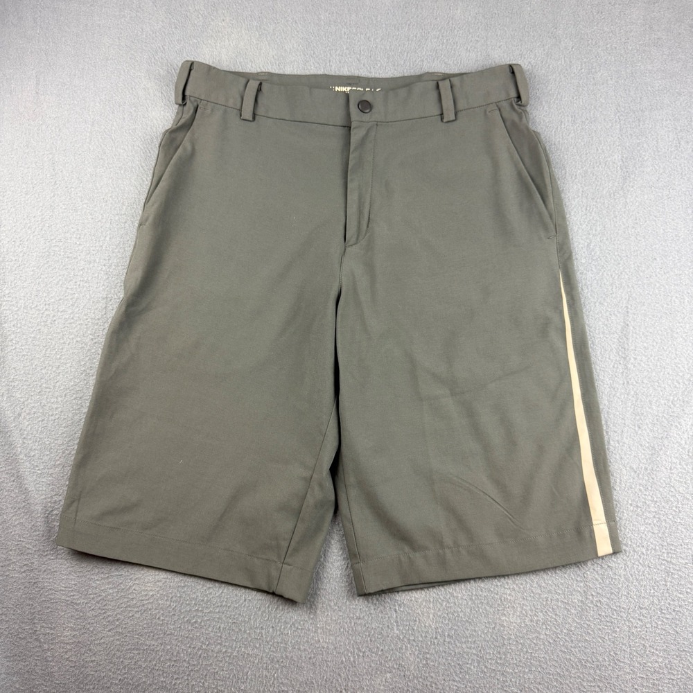 Nike Golf Shorts Men's 30 (Fits 31) Grey Dri-Fit Tour Performance 509183-029